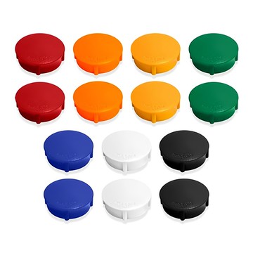 Magpia 彩色圓形無光磁鐵 特大  混和顏色  14個