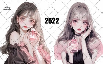 original sticker no.2522 人物貼紙 原創貼紙 原創人物貼紙 裝飾貼紙 cotton melody