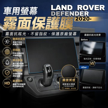 【現貨秒出開發票】 LAND ROVER DEFENDER 保護貼 導航螢幕鋼化膜 霧面抗指紋 保護貼