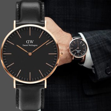 Daniel Wellington DW Classic Sheffield 經典極簡美學手錶 雙12購物節 送禮首選-40mm/玫瑰金框 DW00100127