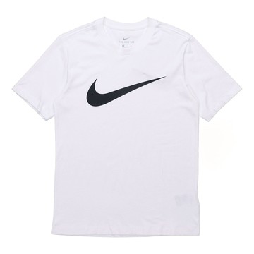 Men's Nike As Nsw Tee Icon Swoosh Casual Sports Round Neck Short Sleeve White T-Shirt