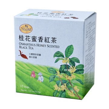 Magnet 曼寧桂花蜜香紅茶  台灣在地茶  南投名間鄉四季春烏龍茶  全發酵半球形紅茶  冷泡熱飲都甘美  3.5g  15包  1盒