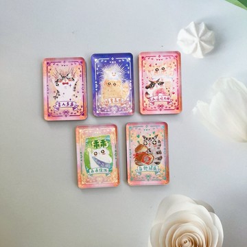 貓咪神社壓克力磁鐵