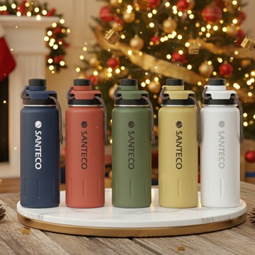 【 Santeco 】 野趣探索系列 K2 不鏽鋼保溫瓶 (710ml) 摩羯座生日/生日快樂/旅遊外出/戶外登山/野餐露營/暖心禮/環保杯/不塑