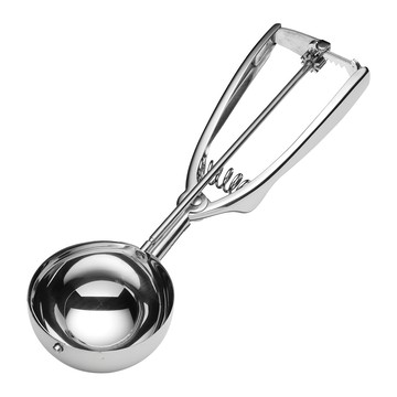 TRIARROW 三箭牌 多用途 #304不鏽鋼冰勺 防滑TPR手把  不鏽鋼色  1支