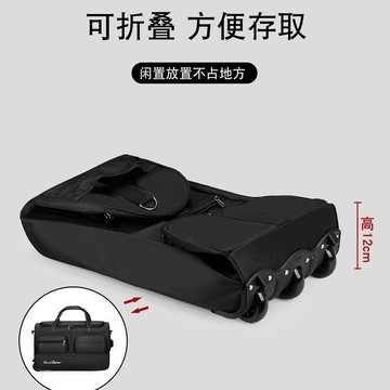 免運 開立發票  拉桿行李包 旅行車包 大容量可折疊拉桿包出差出行旅行包單肩斜挎包手提拖輪托運行李包 快速出貨