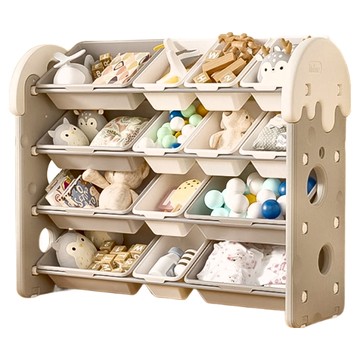 lilikoko 哩哩摳摳 蛋糕收納架組合五  4層  茉莉白