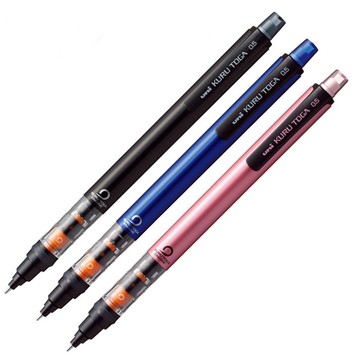 日本UNI三菱KURU TOGA 360度旋轉自動鉛筆轉轉筆M5-452(0.5mm鉛筆;第六代)
