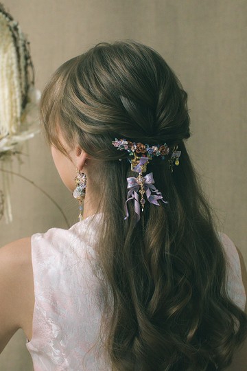 落英薔薇繁花子母鯊魚夾套裝