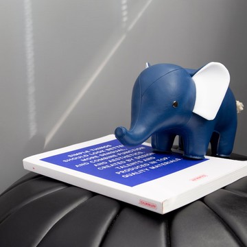 【書擋】大象 Elephant 皮革動物擺飾  | 入厝禮物 現代風家飾