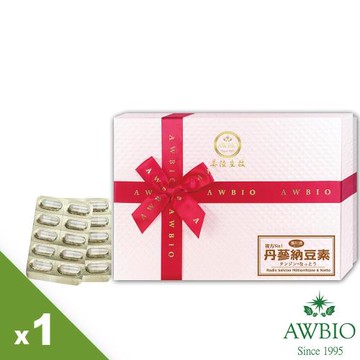 【美陸生技】富利通丹蔘納豆 銀髮族必備保健 孝心感恩最佳禮品 精神旺盛 營養補給 滋補強身【60粒/盒】AWBIO