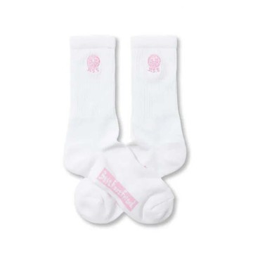 BFF New Daruma Doll White 新達摩娃娃 白色 中筒襪 襪子 BFF-49 [台灣現貨]
