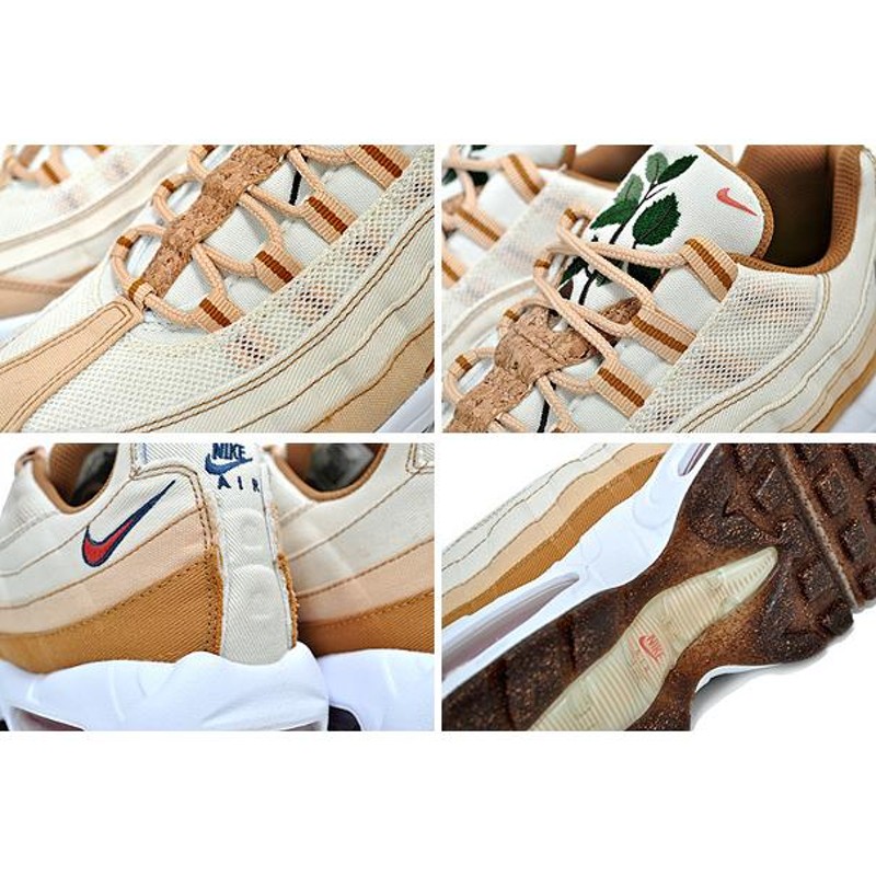 ナイキ エアマックス 95 SE コルク NIKE AIR MAX 95 SE CORK coconut milk/sienna-sesame  dc3991-100 メンズ スニーカー AM95 MOVE TO ZERO サステナブル | LINEショッピング