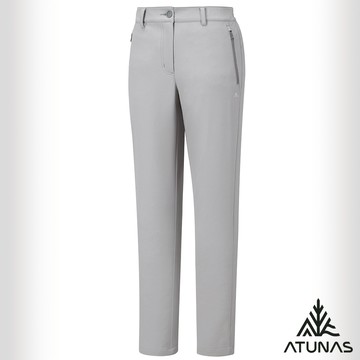 【ATUNAS 歐都納】女款竹炭彈性長褲A1PA2543W藕灰