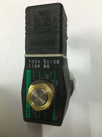 CKD不銹鋼二通電磁閥AC100V耐腐蝕AB3X-4823-FL真品當天發貨