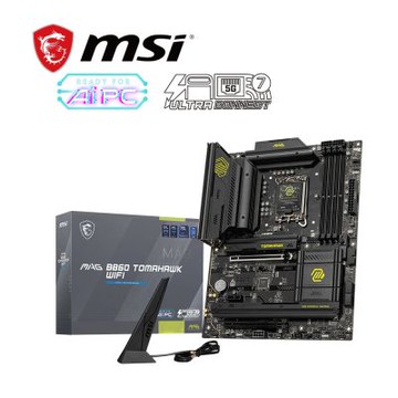 微星 MAG B860 TOMAHAWK WIFI 主機板+Intel Core Ultra 5 245KF+微星 MAG CORELIQUID A13 360 水冷風扇