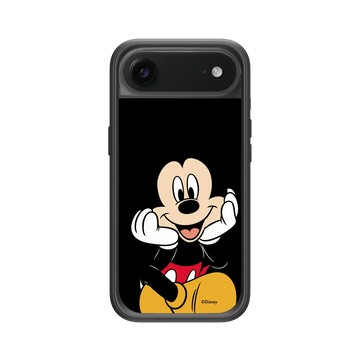 iPhone Air Mod NX -邊框背蓋組合 (相機按鈕) 黑 - 迪士尼-米奇 Mickey - 米奇看著你