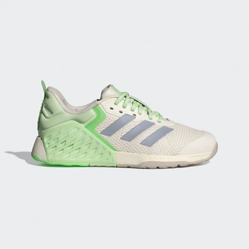 Adidas 愛迪達 Dropset 3 Trainer [JR1673] 女 多功能 訓練鞋 寬楦 穩定 健身 米 綠