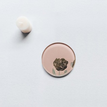 『法國巴黎年度新銳設計』WEN PIIM手工箔 綻放杯墊燭盤花款