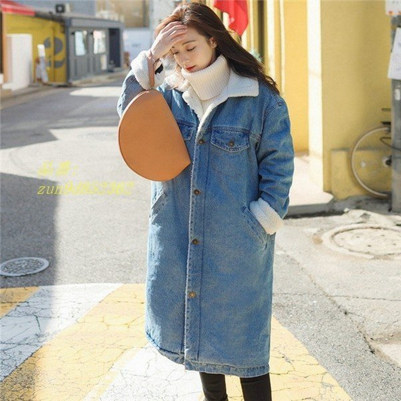 爆売中 デニムコート Gジャン 大きいサイズ インディゴ ジージャン 暖かい 裏起毛 ロング丈 冬 デニムジャケット アウター レディース 裏ボア 通販 Lineポイント最大0 5 Get Lineショッピング