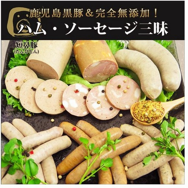 お中元 ギフト プレゼント 芸能人御用達 希少血統種の鹿児島黒豚 最高級 無添加 ハム ソーセージ 三昧セット ウインナー 内祝い お取り寄せ 通販 Lineポイント最大0 5 Get Lineショッピング