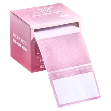 抽拉式便利貼 Set  漸層粉 256張  紙張細膩 易撕取  4個