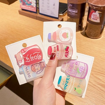 2件套夏季可愛少女心卡通發夾甜美百搭劉海夾發卡日韓發飾品頭飾