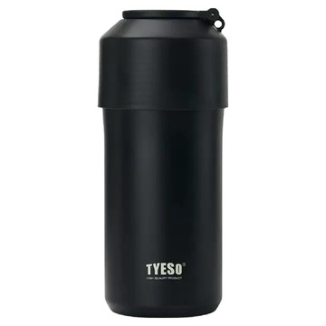 TYESO 泰碩 304不鏽鋼飲料瓶專用保冷瓶  深夜黑  1000ml  1個