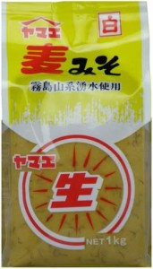 ヤマエ食品工業 ヤマエ食品 白生みそ麦 1kg 袋