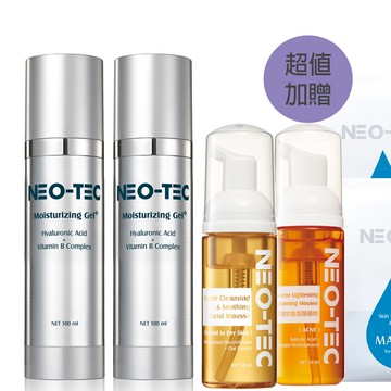 (限時加贈組 重量裝2入)NEO-TEC 妮傲絲翠 高效保濕凝露100ml