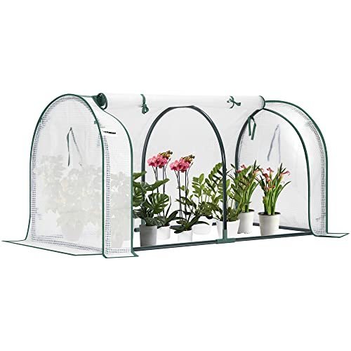 VIVOSUN Mini Green House, 47.2 x 23.6 x 23.6 Inch Portable Green House, PE