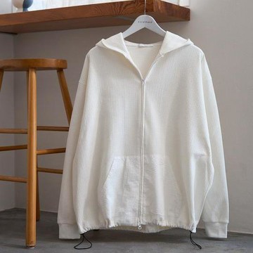 FREAK'S STORE 抽繩 科技風 口袋 拉鍊 保暖尼龍 連帽外套