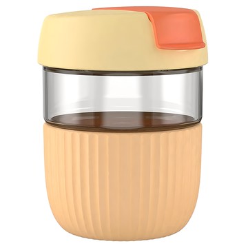 KISS KISS FISH 吻吻魚 KKF 彩虹杯 硼矽玻璃水杯  冰雪西柚  360ml  1個