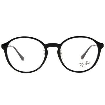 Ray Ban l 復古學院風波士頓框眼鏡 時尚黑