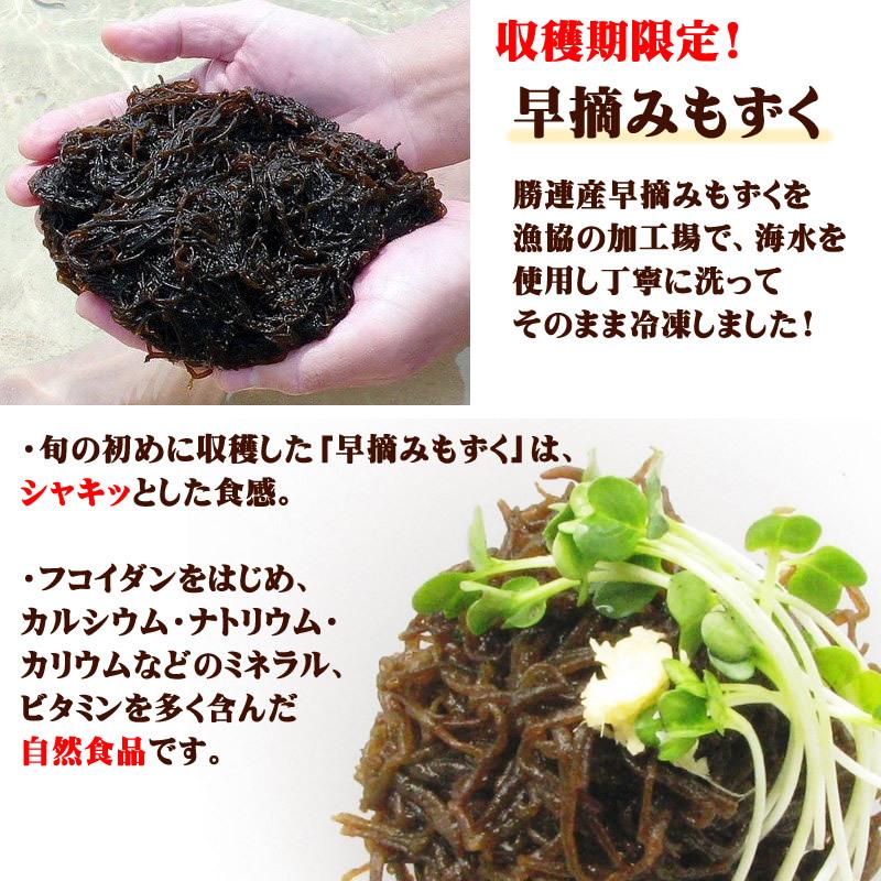 早摘み生もずく 200g×5個パック 勝連漁協 沖縄 土産 フコイダン