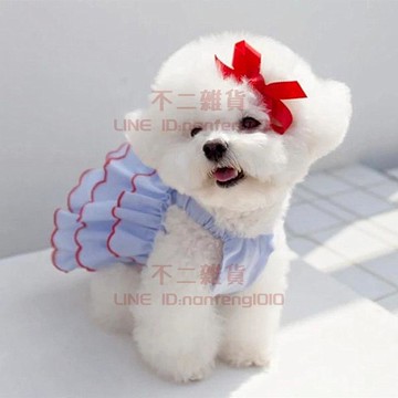 寵物公主連身裙 狗狗衣服 小型犬夏季薄款貓貓咪泰迪比熊夏天服飾【不二雜貨】