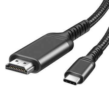 HADER Type-C to HDMI 4K高清投屏螢幕轉接線 Mac筆電擴展鏡像投影線 2m