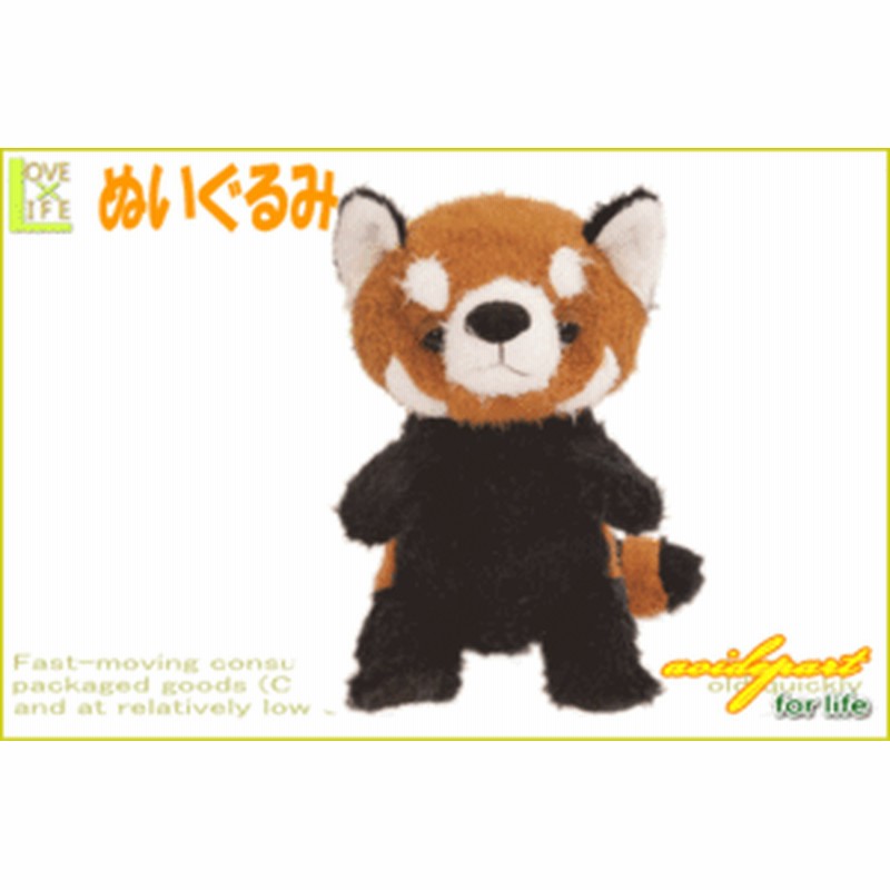 ティッキー ぬいぐるみ あらいグマ レッサーパンダ Mon Seuil モンスイユ ソフトトイ 動物 おもちゃ インテリ 通販 Lineポイント最大1 0 Get Lineショッピング