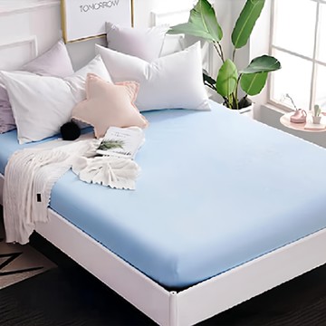 AGAPE 亞加貝 全防水TPU膜 保潔墊 SGS認證  雙人(187.8786 x 151.515cm)  晴空藍