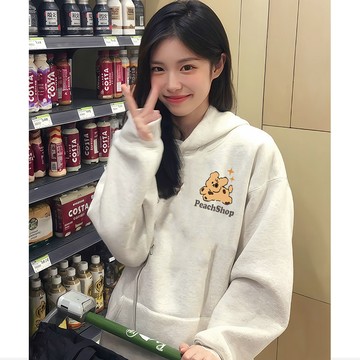 秋冬穿搭係列~臺灣製 大學T女  帽T 印花刷毛帽T  連帽衫圓領衛衣女  厚磅衛衣 oversize 加絨加厚上衣XH
