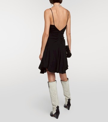 Isabel Marant Uziela gathered crêpe minidress
