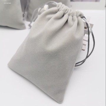 手機絨布袋束口收納袋加厚無線鼠標袋ccd相機包藍牙充電寶耳機袋