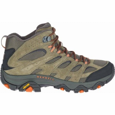 メレル ブーツ＆レインブーツ シューズ メンズ Merrell Men's Moab 3 Mid Hiking Boots Olive