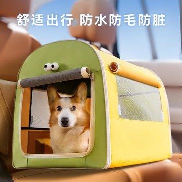 日本精工車載狗窩四季通用小型犬耐咬貓窩帳篷泰迪座椅外出神器
