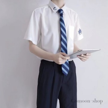 夏季簡約學院風衬衫短袖设计感休閒百搭衬衣男女