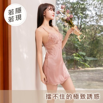 myBRA純慾邦妮｜深V剪裁兔耳杯誘惑睡裙