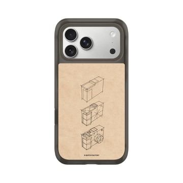 iPhone 17 Pro Max AirX 本質黑 - Sketch Factory - 相機素描