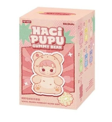 POPMART POPMART 泡泡瑪特 HACIPUPU 小熊軟糖 糖膠毛絨掛飾