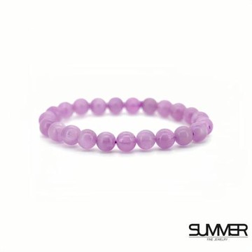 【SUMMER寶石】提升事業運勢貴人緣紫鋰輝手鍊 (8mm)