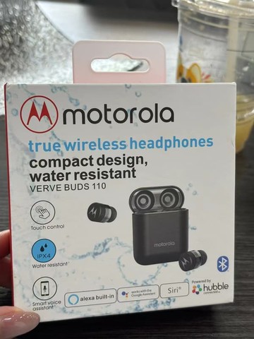 新品上市!!熱門爆品！！Motorola藍牙耳機入耳式真無線藍牙隱形降噪